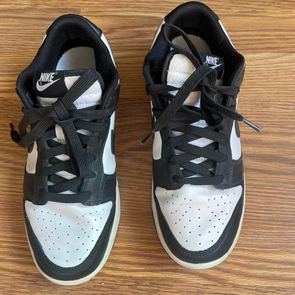 Nike Dunk Low Retro Panda Black White Black 2021 DD1391 100 Men's 7 Women's 8.5